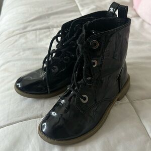Lace up boots. Girls size 11